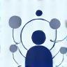 Icon representing communication skills enhancement