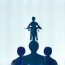 Icon representing leadership development and coaching